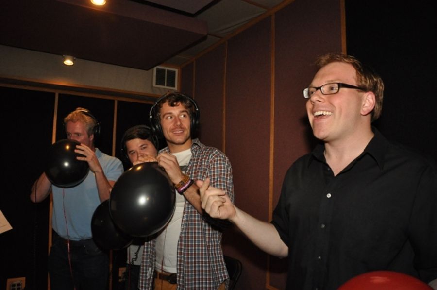 Exclusive Photo Coverage: In the Recording Studio with Cast of CHICAGO for Carols For A Cure Image