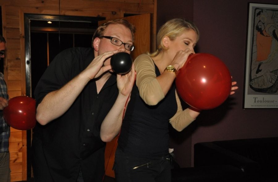 Exclusive Photo Coverage: In the Recording Studio with Cast of CHICAGO for Carols For A Cure Image