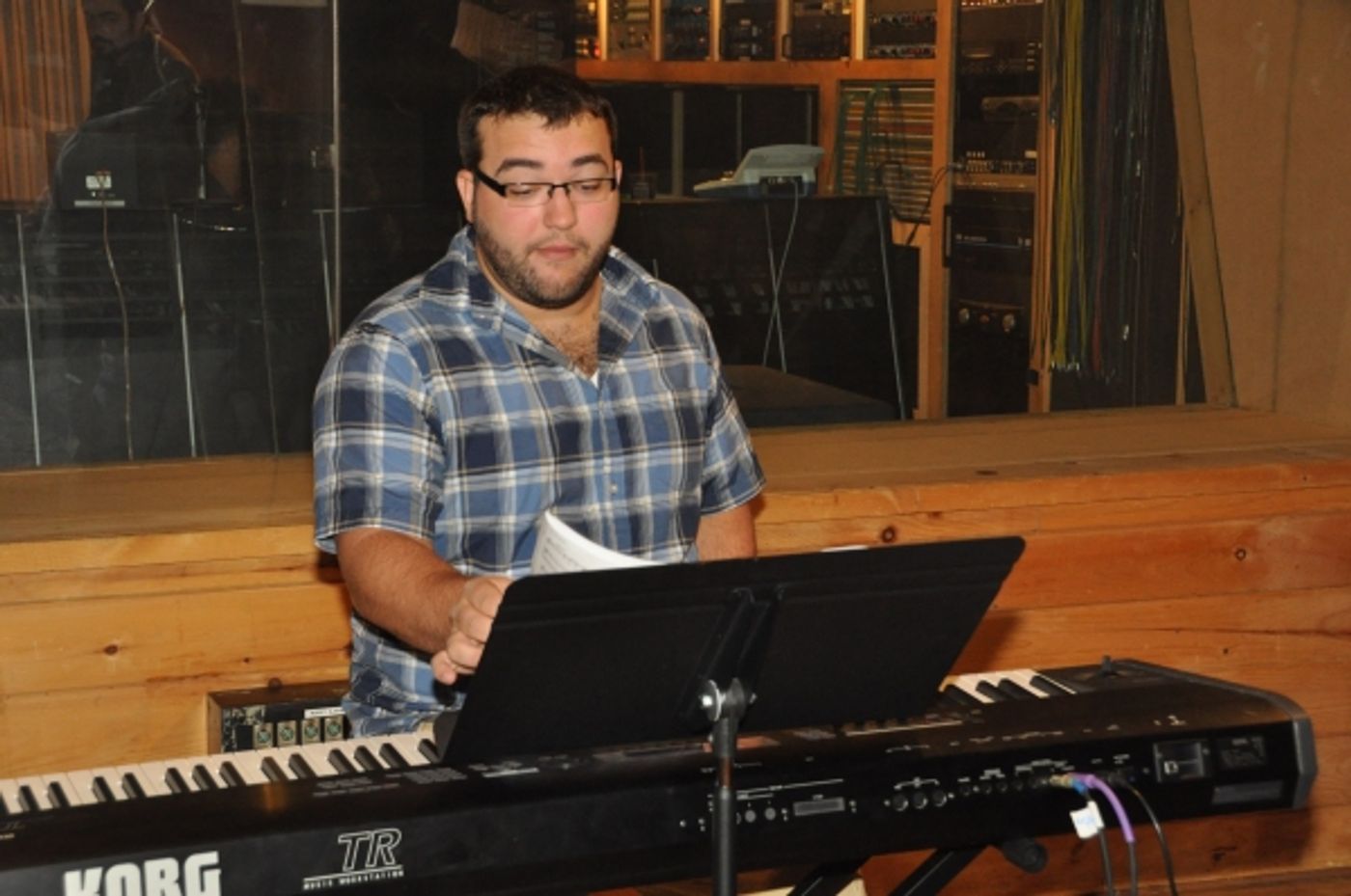 Exclusive Photo Coverage: In the Recording Studio with Cast of CHICAGO for Carols For A Cure  Image