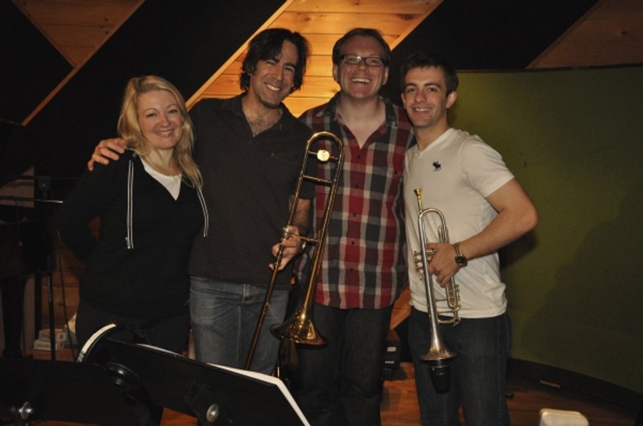 Exclusive Photo Coverage: In the Recording Studio with Cast of CHICAGO for Carols For A Cure Image
