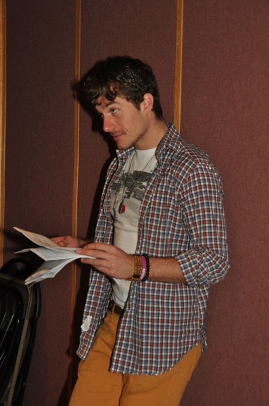 Exclusive Photo Coverage: In the Recording Studio with Cast of CHICAGO for Carols For A Cure Image