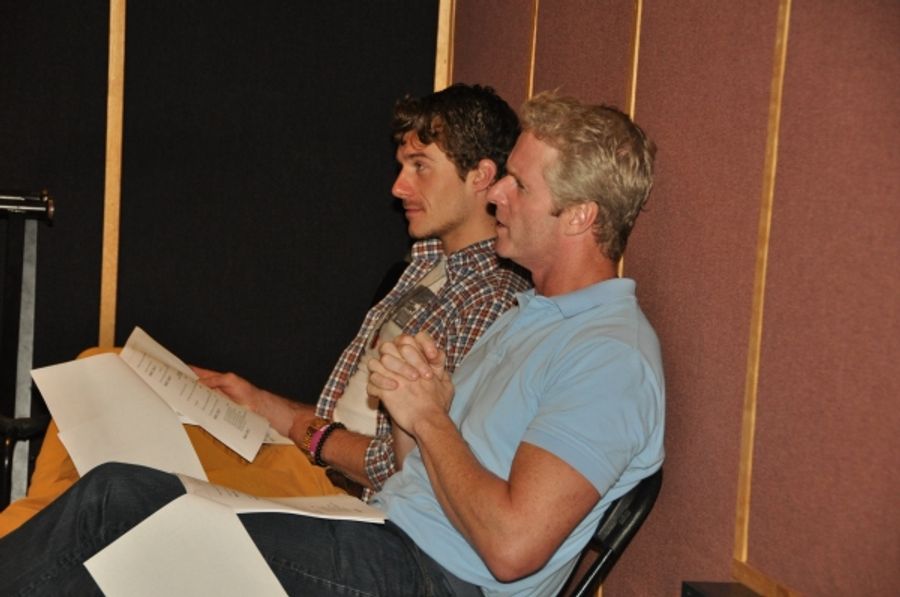 Exclusive Photo Coverage: In the Recording Studio with Cast of CHICAGO for Carols For A Cure Image