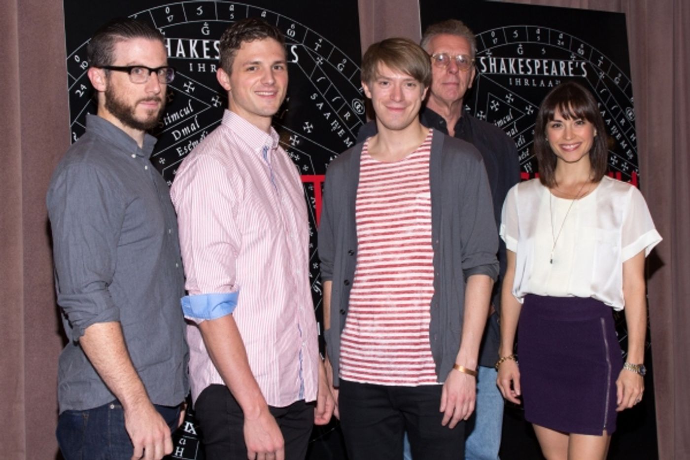 Photo Coverage: 27 Member Company of Broadway's MACBETH Meets the Press!  Image