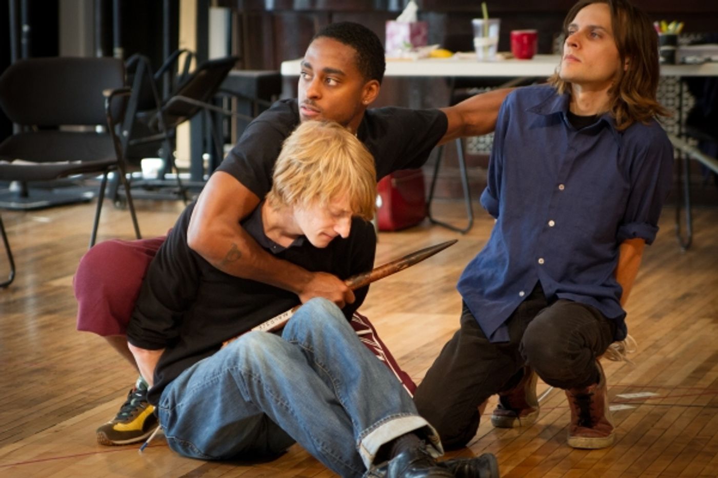 Photo Flash: In Rehearsal with Steppenwolf for Young Adults' LORD OF THE FLIES, Beg. Tonight  Image