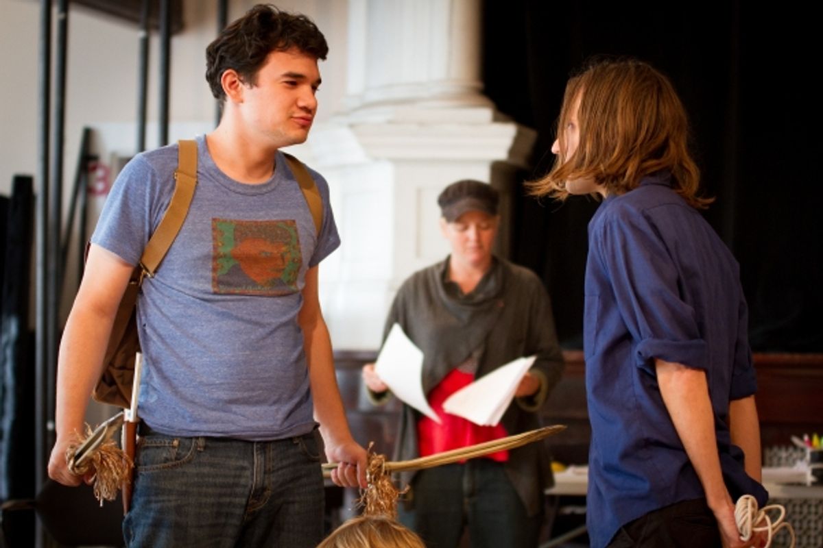 Rudy Galvan, director Halena Kays and Ryan Heindl  at 