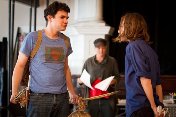 Rudy Galvan, director Halena Kays and Ryan Heindl  Photo