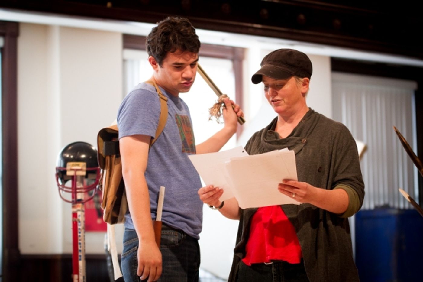 Photo Flash: In Rehearsal with Steppenwolf for Young Adults' LORD OF THE FLIES, Beg. Tonight  Image