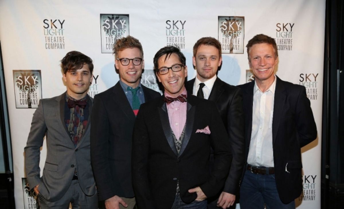 Andy Mientus, Barrett Foa, Dan Bucatinsky, Michael Arden and Don Roos at 