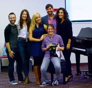 Brett Teresa, Jackie Vanderbeck, Libby Servais, Daniel Torres, Kristen Rosenfeld on P Photo