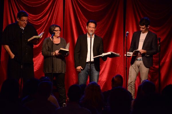 Steve Schirripa. Mindy Cohn, Eugene Pack, Michael Urie Photo