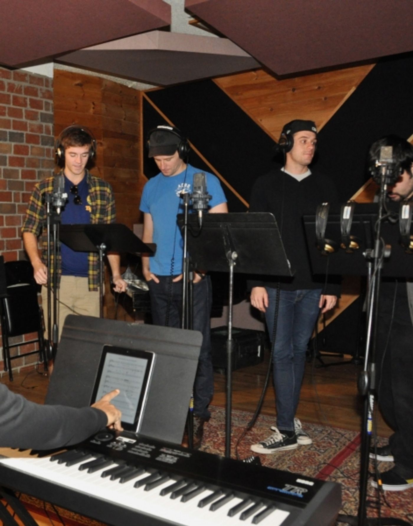 Exclusive Photo Coverage: ROCK OF AGES Cast Records for Carols For A Cure  Image