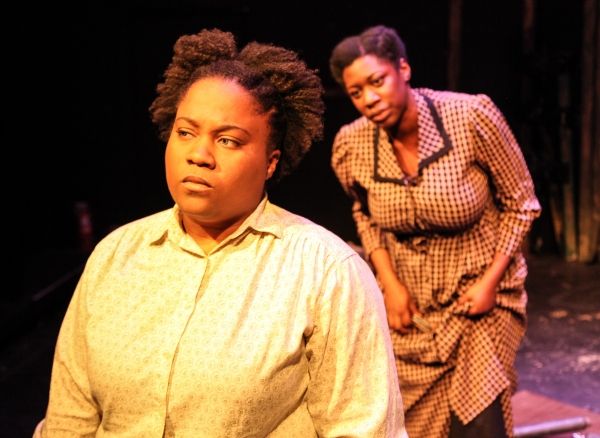 BrittneyLove Smith (as Ida B. Wells) with Echaka Agba Photo