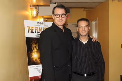 Jon Robin Baitz and Euan Morton Photo