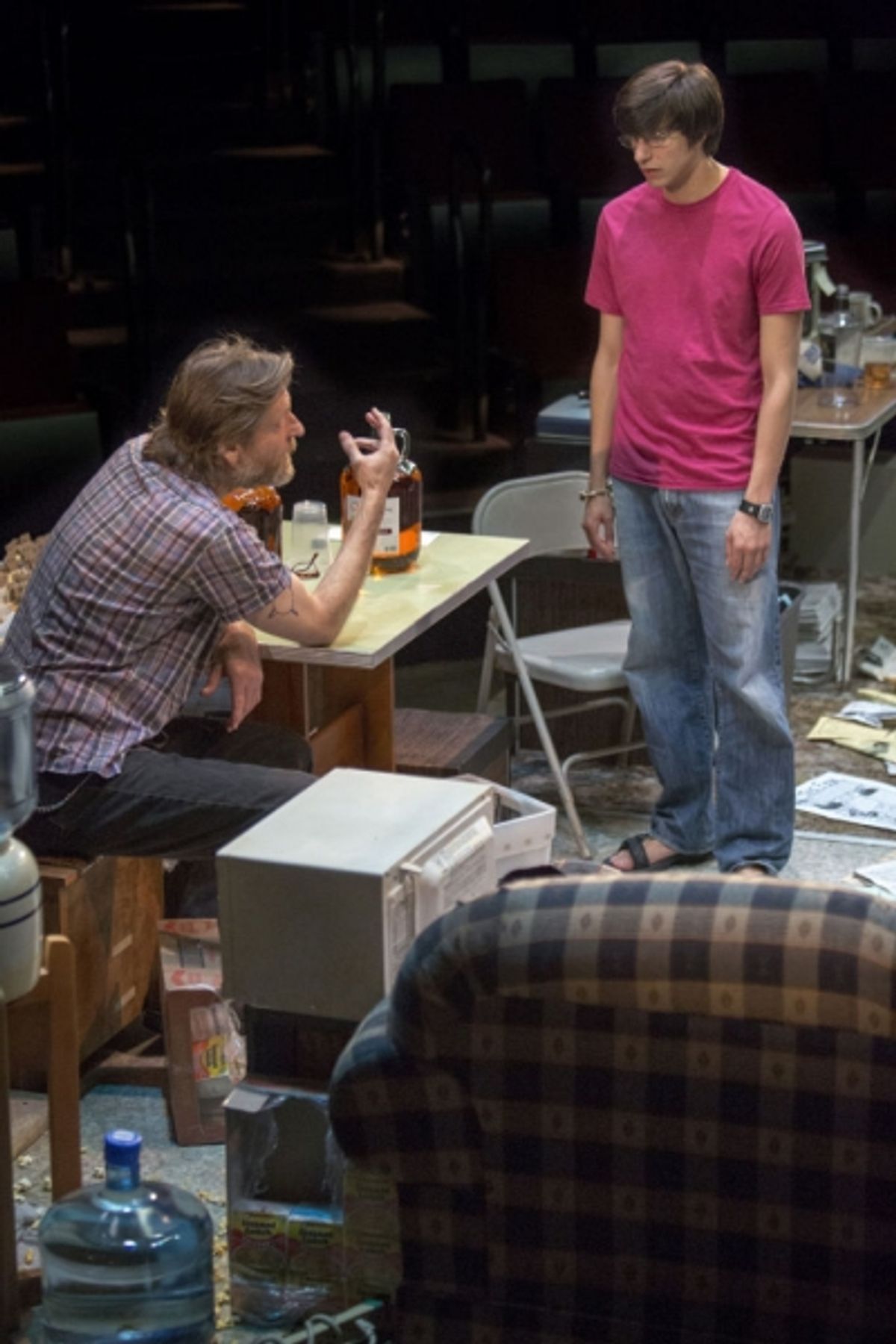 Michael Laurence as Bryan and Gideon Glick as Matthew at 