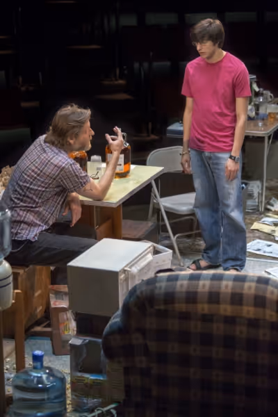 Michael Laurence as Bryan and Gideon Glick as Matthew Photo