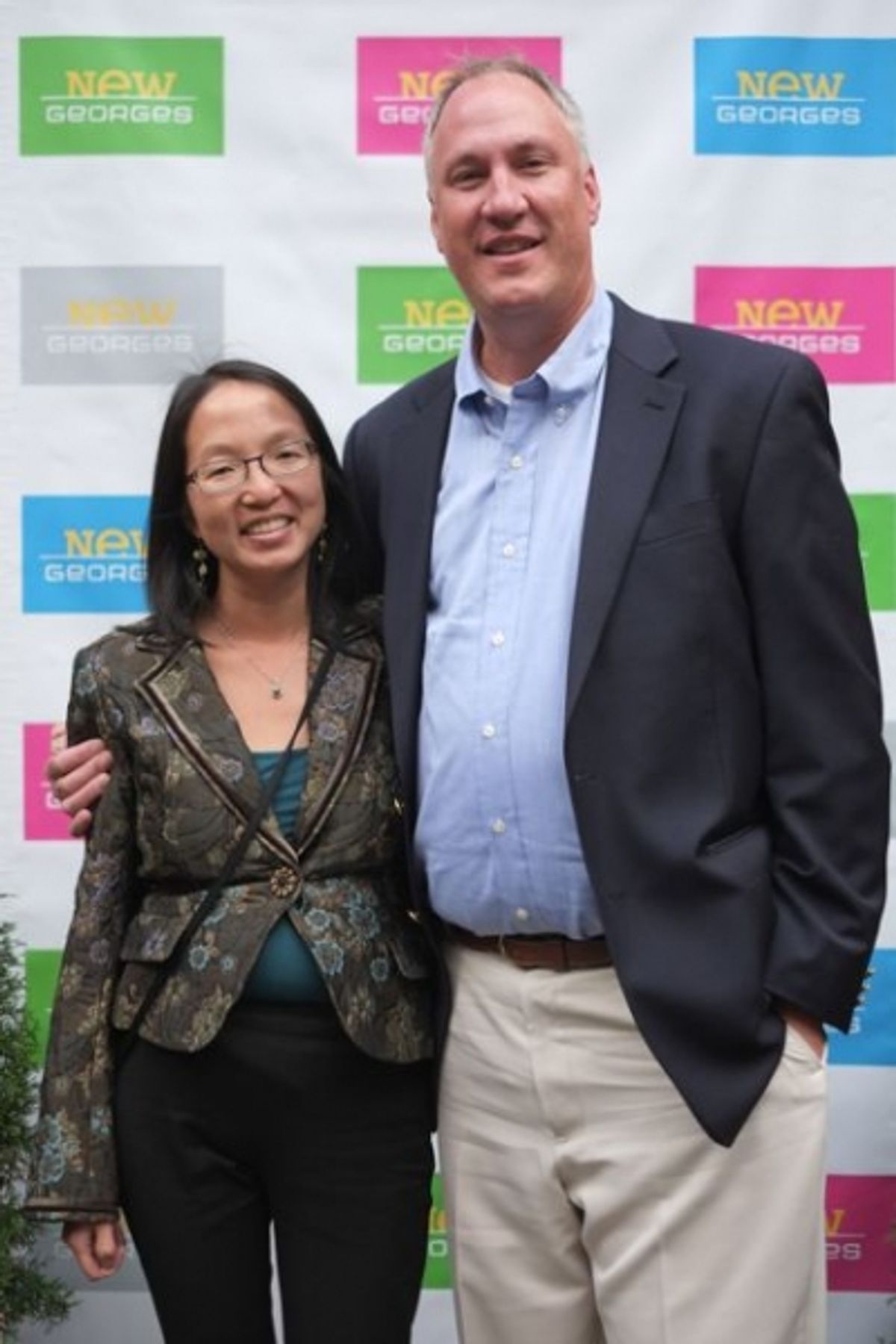 Valerie Samn and William Lipscomb, President & CEO of SmartTix at 