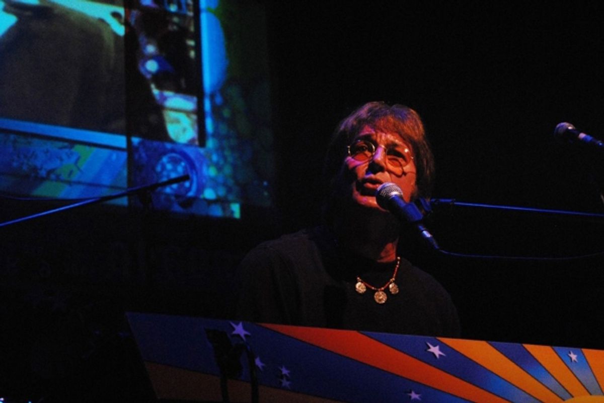 Tim Piper as John Lennon at 