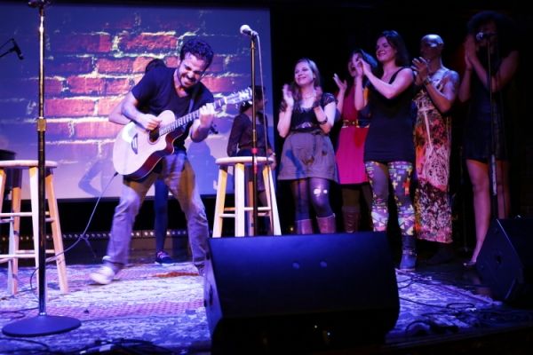 Ashkon Davaran with Shaina Taub, Lauren Marcus, Rachel Lee, Leslie McDonel, Shakina N Photo