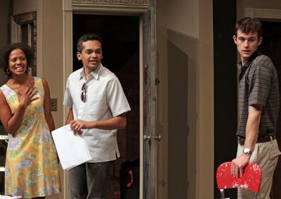 Lena (Noelle LuSane), Kevin (Bari Robinson) and Tom (Lucas O''Neil) Photo
