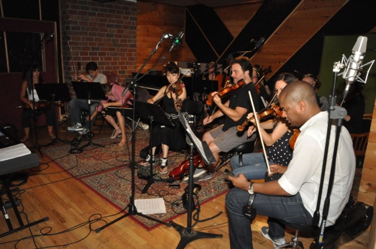 The Motown Musicians-Whitney La Grange, Hiroko Taguchi, Jonathan Dinklage, Entels Barci, Artie Dibble, Sean Carver, Lori Abbott, Erin Benim, Phillip Payton, Amy Ralske, Caryl Paisner and Laura Boretrager at 