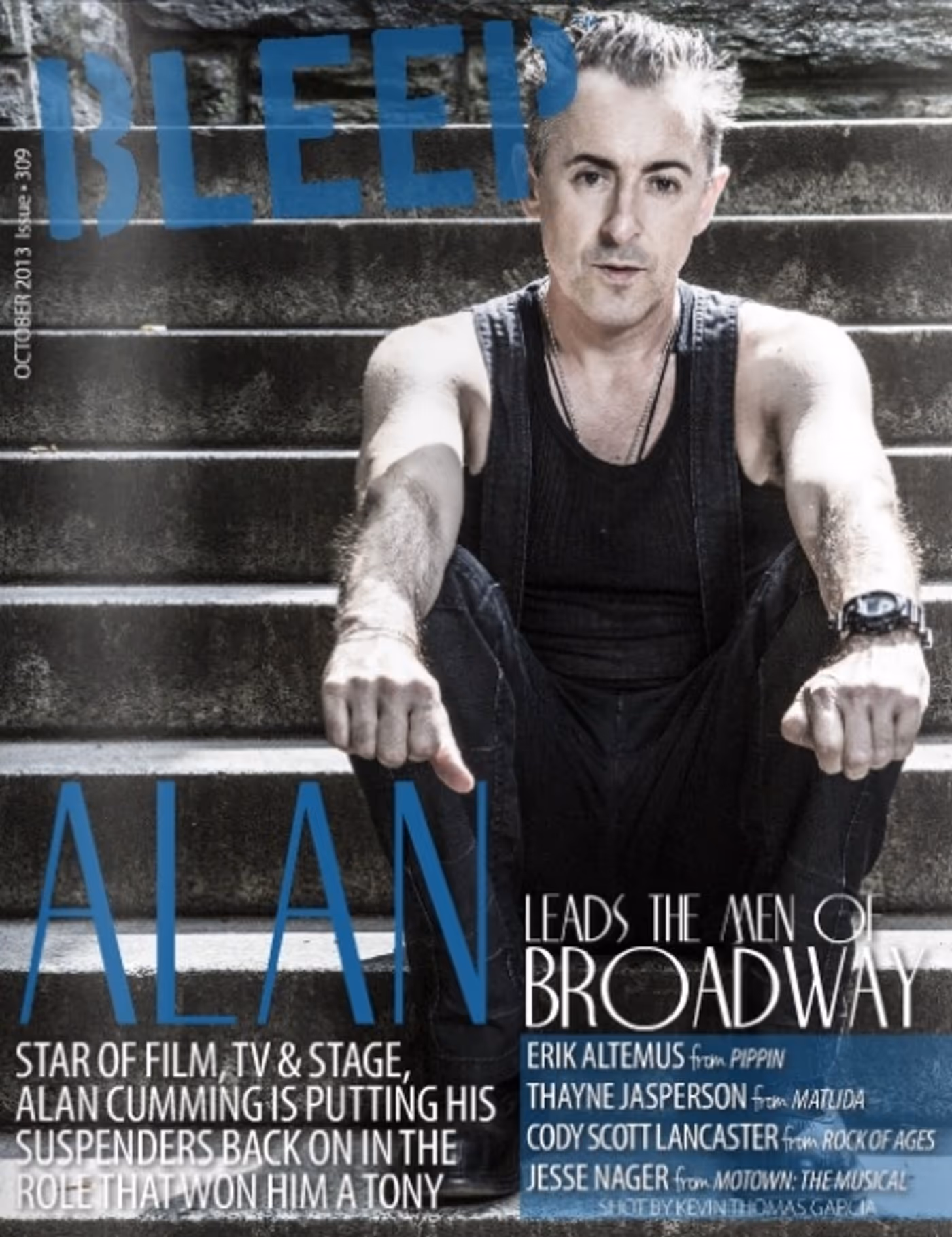Photo Flash: Alan Cumming on the Cover of BLEEP Magazine's 'Men of Broadway' Issue; Talks CABARET and More! Image