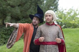 Justin Stockett is Merlin and Aaron James is Arthur @ BroadwayWorld Justin Stockett is Merlin and Aaron James is Arthur Photo