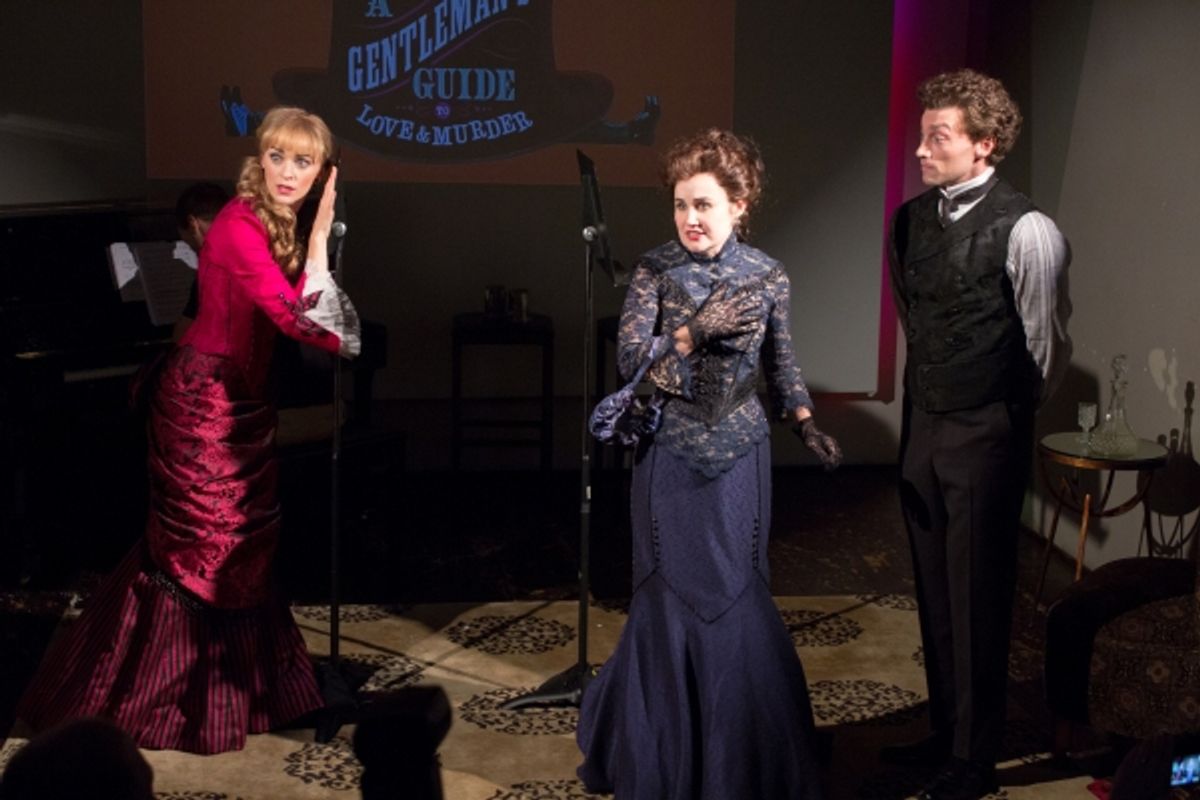 Lisa O'Hare, Lauren Worsham, Bryce Pinkham at 