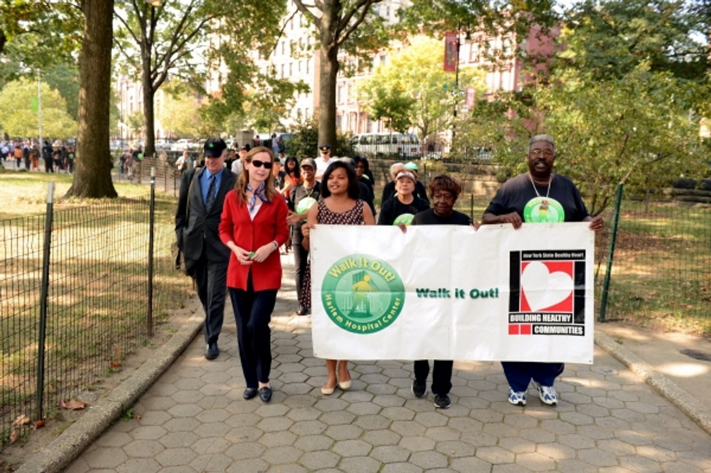 Photo Coverage: NYC PARKS JOINS HARLEM HOSPITAL CENTER TO DEDICATE WALK IT OUT! TRAIL AT MARCUS GARVEY PARK Image