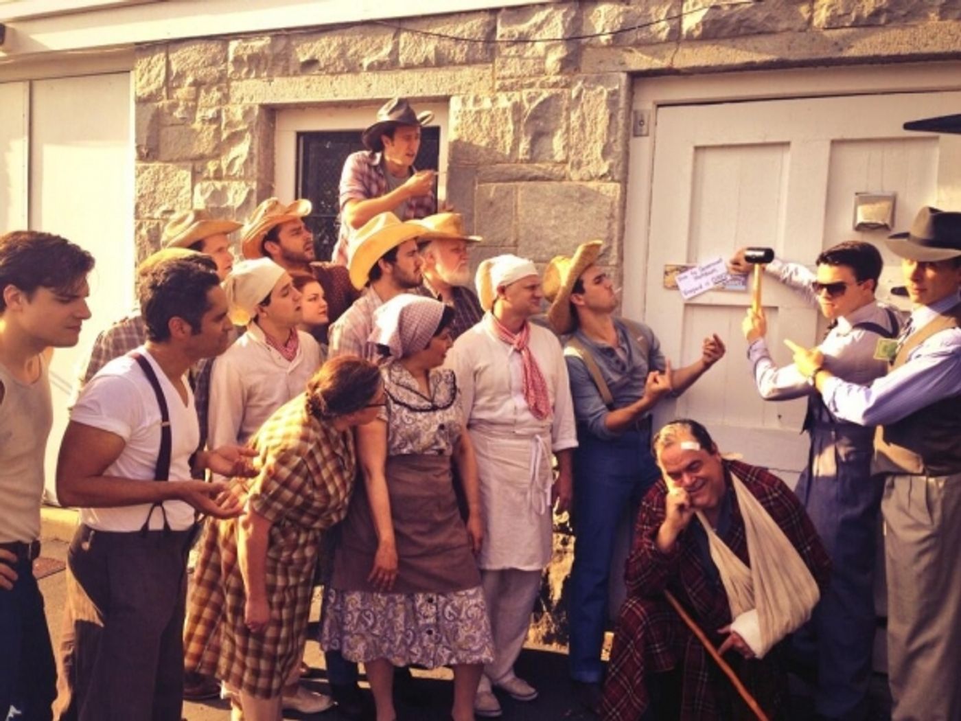 Photo Flash: Saturday Intermission Pics, Oct 5 - MOST HAPPY FELLA and JUNGLE BOOK Protest Shutdown and More!  Image