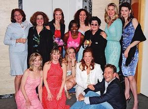 Michelle Pawk, Mary Testa, Jennifer Laura Thompson, LaChanze, Barbara Walsh, Lea Delaria, Luba Mason and Kate Shindle Bottom Row: Heather Lee, Sally Murphy, Julia Murney, Carolee Carmello and Michael John LaChiusa (''The Girly Show'' a Celebration of the @ BroadwayWorld Michelle Pawk, Mary Testa, Jennifer Laura Thompson, LaChanze, Barbara Walsh, Lea Dela Photo