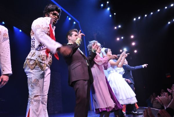 Max Kumangai, Matthew Saldivar, Nancy Opel, Brynn O''Malley, Rob McClure and Tony Dan Photo