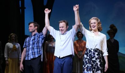 Bobby Steggert, Norbert Leo Butz and Kate Baldwin Photo