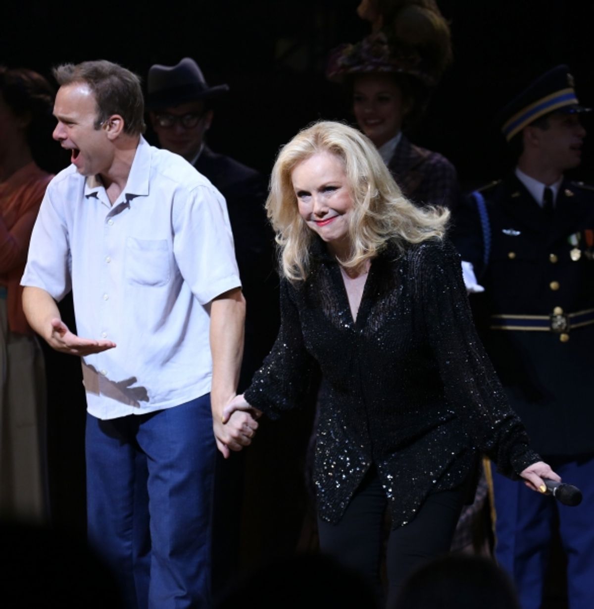 Norbert Leo Butz and Susan Stroman at 