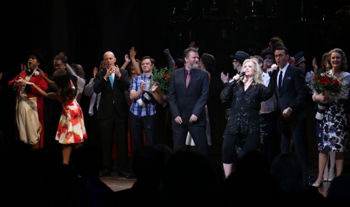 Brad Oscar, Krystal Joy Brown, John August, Bobby Steggert, Susan Stroman, Norbert Leo Butz, Andrew Lippa, Kate Baldwin and Company at 