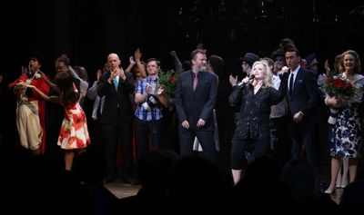 Brad Oscar, Krystal Joy Brown, John August, Bobby Steggert, Susan Stroman, Norbert Le Photo