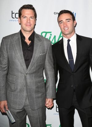 Thomas Roberts and husband Patrick D. Abner @ BroadwayWorld Thomas Roberts and husband Patrick D. Abner Photo