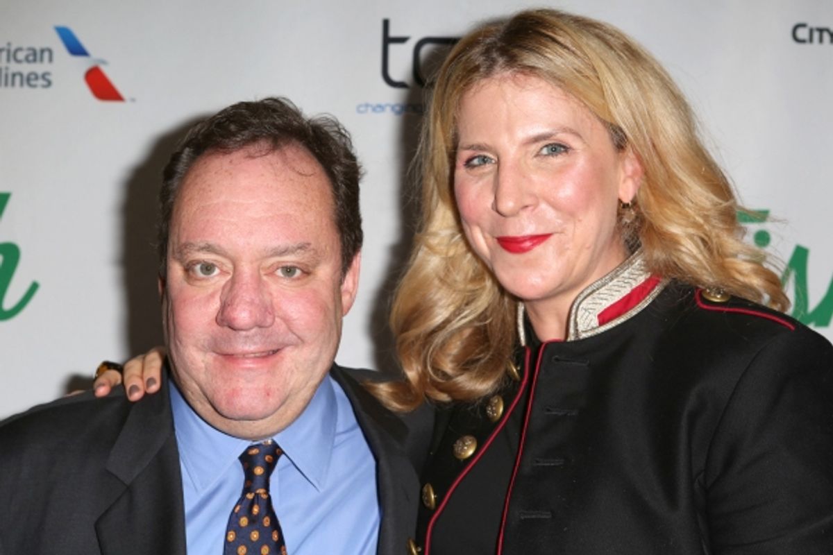 Jimmy Nederlander Jr. and Margo Nederlander  at 