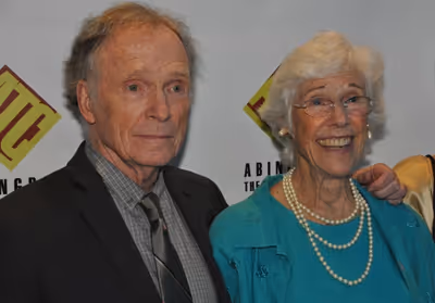 Dick Cavett and Frances Sternhagen Photo