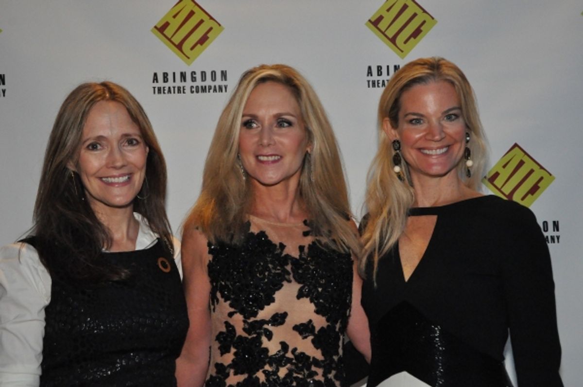 Chairs of tonight's event-Hilary Edison and Betsy Pitts with honoree Sheila Burkert at 