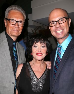 Chita Rivera with her dear friends Preston Ridge and Richard Ridge Photo