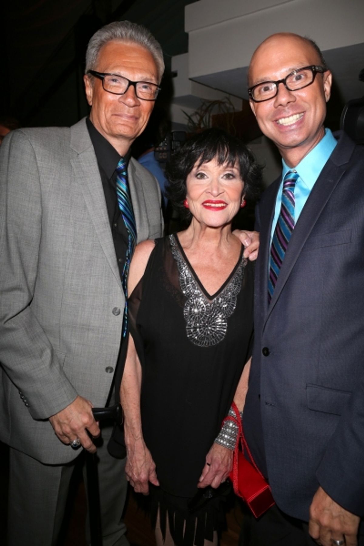 Chita Rivera with her dear friends Preston Ridge and Richard Ridge at 