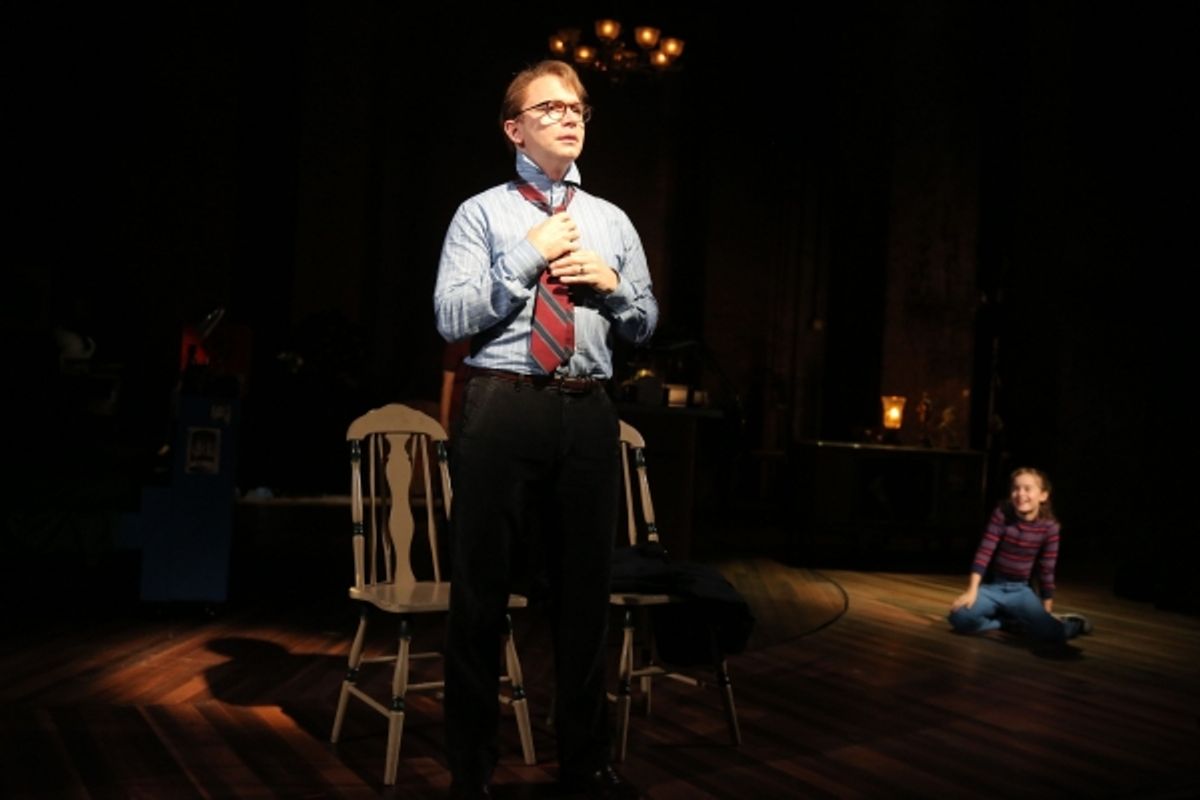 Michael Cerveris and Sydney Lucas at 