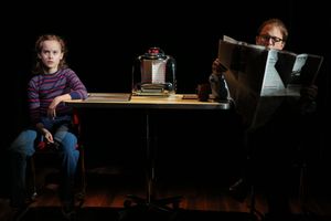 Sydney Lucas and Michael Cerveris @ BroadwayWorld Sydney Lucas and Michael Cerveris Photo