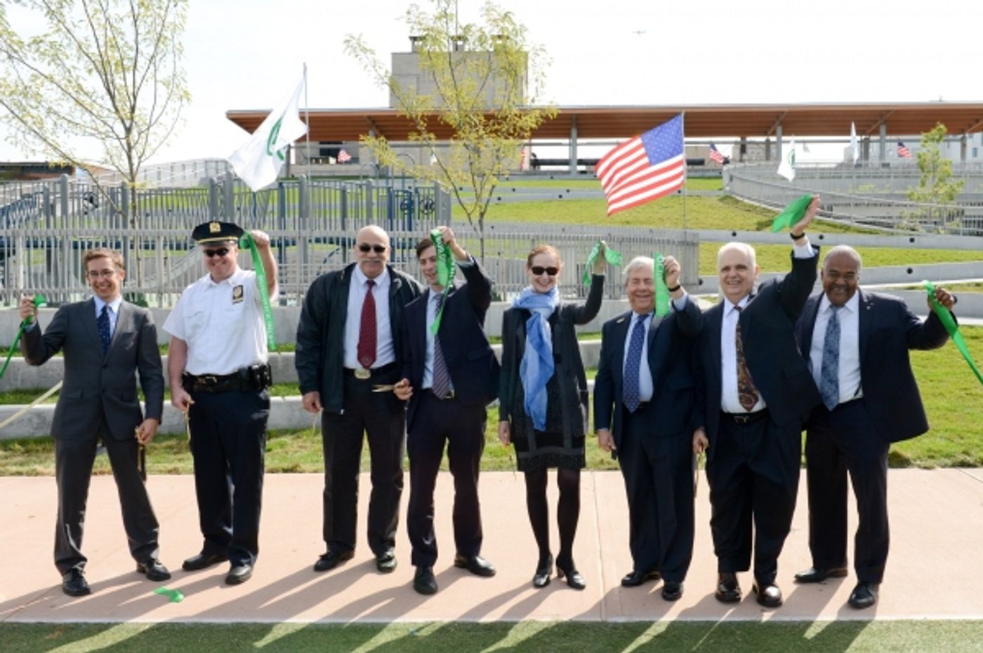 Photo Flash: NYC PARKS CUTS THE RIBBON ON THE SECOND PHASE OF RENOVATIONS TO BUSHWICK INLET PARK Image