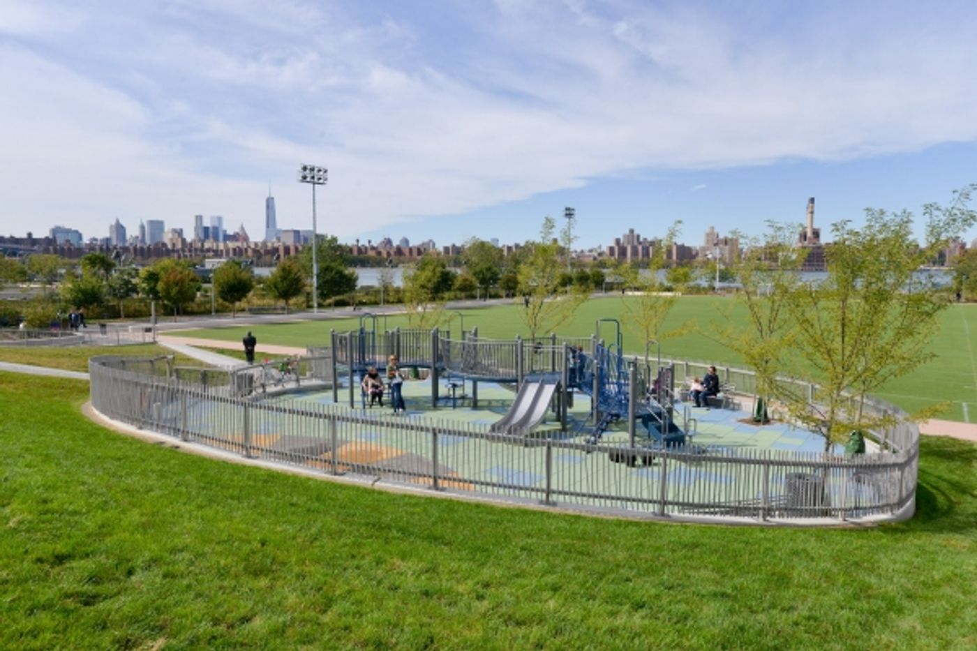 Photo Flash: NYC PARKS CUTS THE RIBBON ON THE SECOND PHASE OF RENOVATIONS TO BUSHWICK INLET PARK Image