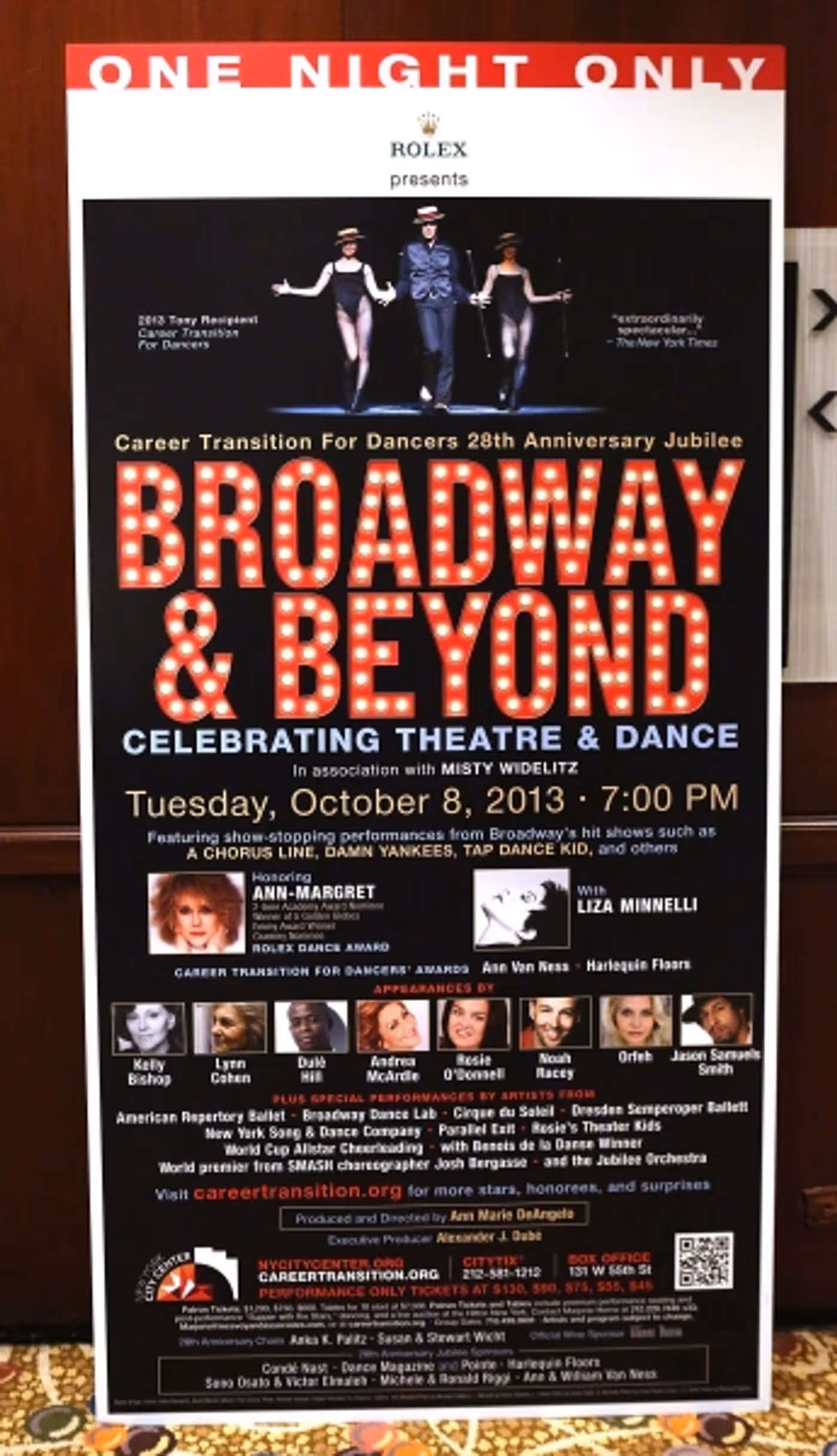 Photo Coverage: Ann-Margret Honored at Career Transition For Dancers' BROADWAY & BEYOND Gala Image