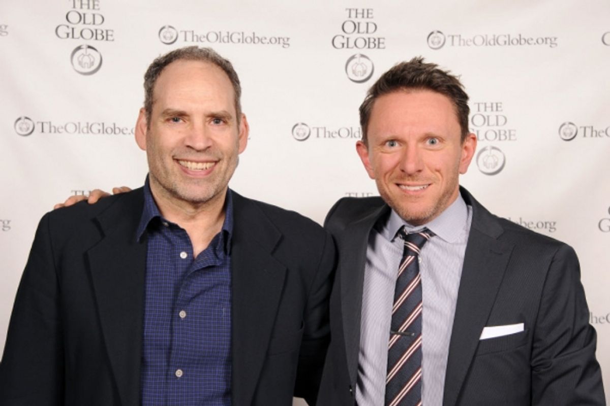 Daniel Oreskes and orchestrator, music director and arranger Kris Kukul
 at 