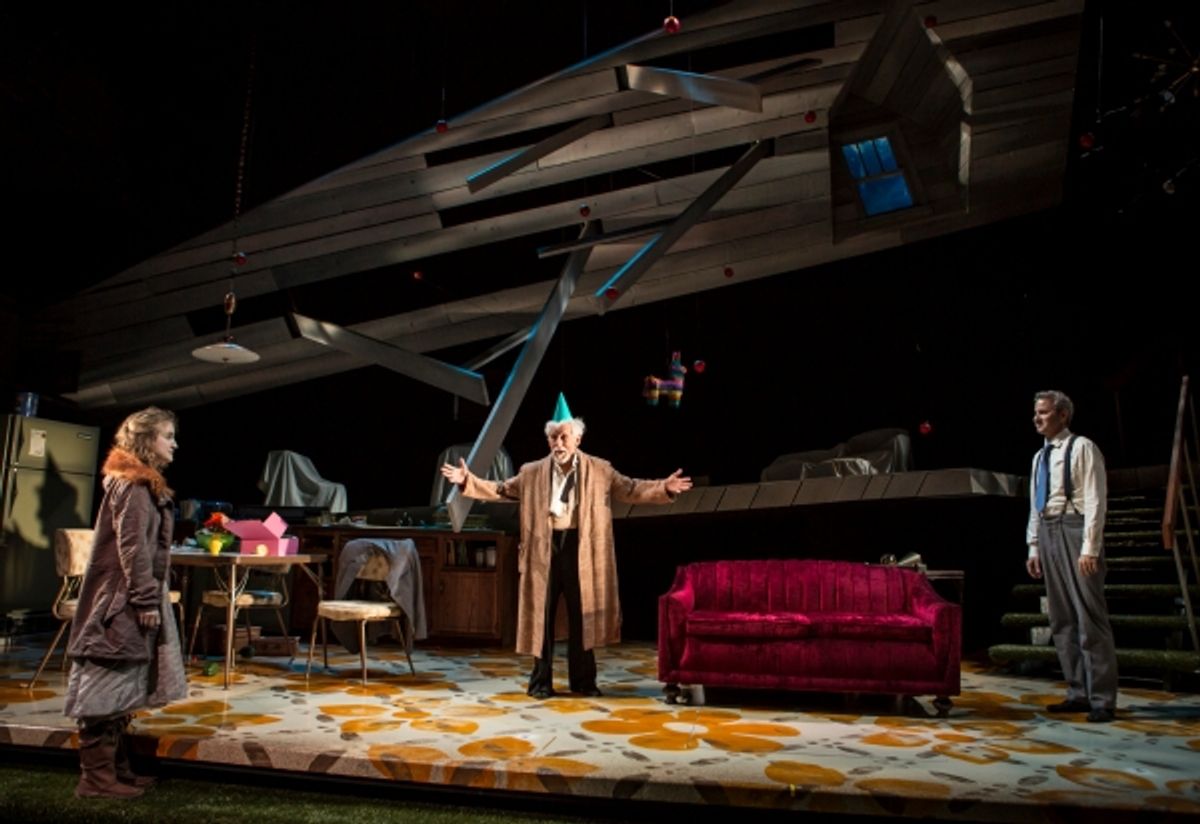 Catherine Combs (Beauty), Mike Nussbaum (Johnny) and Guy Massey (Samuel) at 