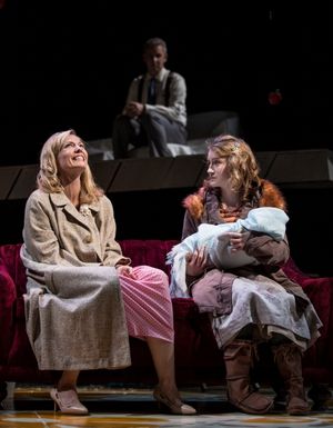 Katherine Keberlein (Violet), Guy Massey (Footnote) and Catherine Combs (Beauty)  Photo