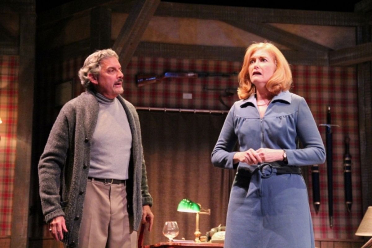 Carl Wallnau as Sidney and  Maria Brodeur (Rockaway) as Myra at 